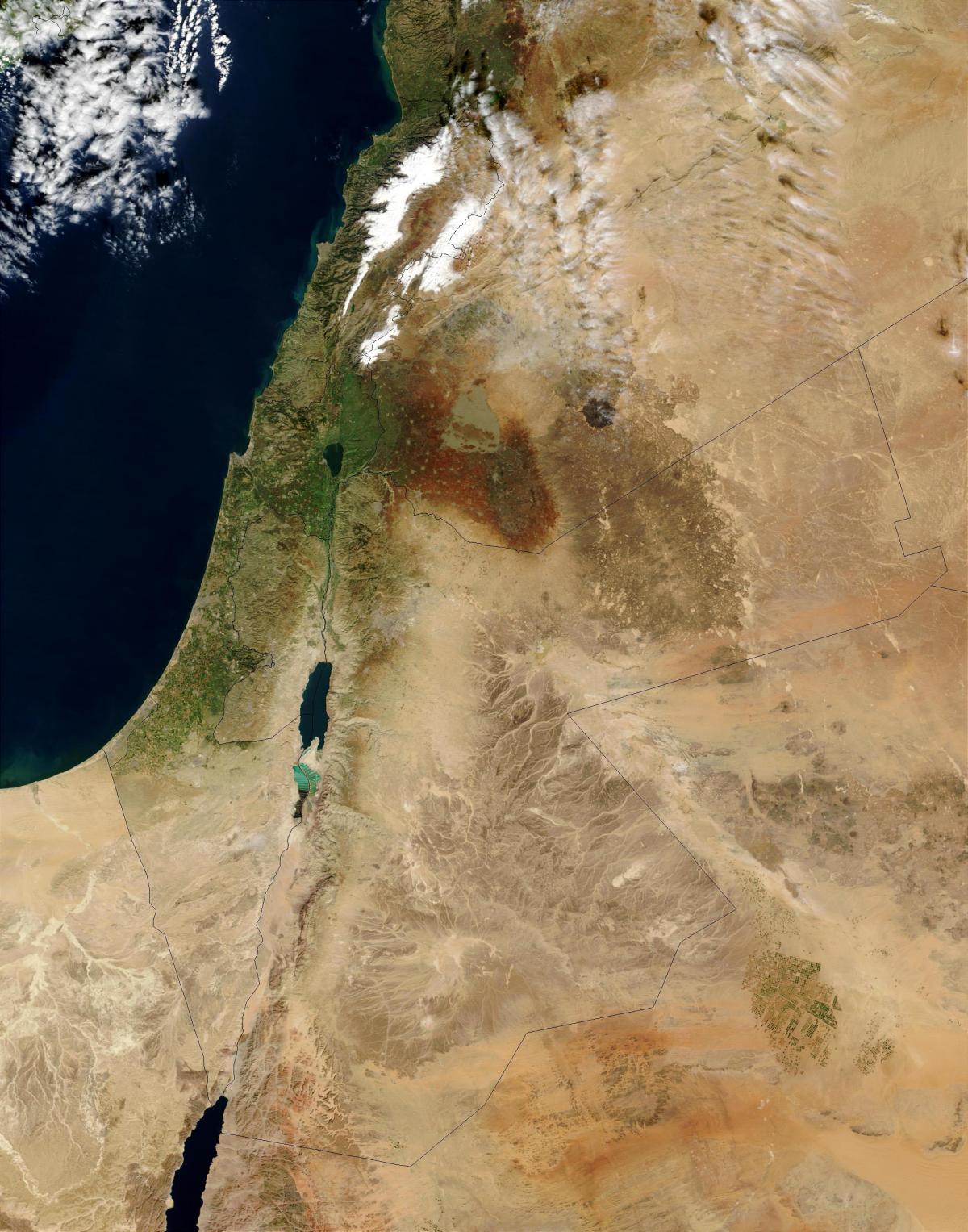 خريطة إسرائيل قنوات 